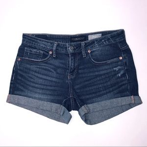 AEROPOSTALE midi denim Jean short with stretch blue 4
